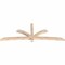 Ekena Millwork Davenport Smooth Timber Gable Bracket, Douglas Fir, 96"W x 36"H x 3 1/2"D x 3 1/2"F, 9/12 Pitch GBW096X36X0404DAV00SDF - alternate 5